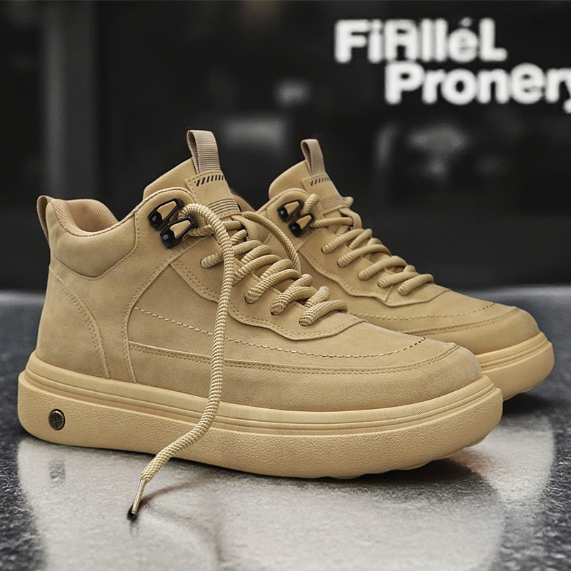 Men'S Shoes Comfortable Walking - Mens Oxford Boots Casual High Top
