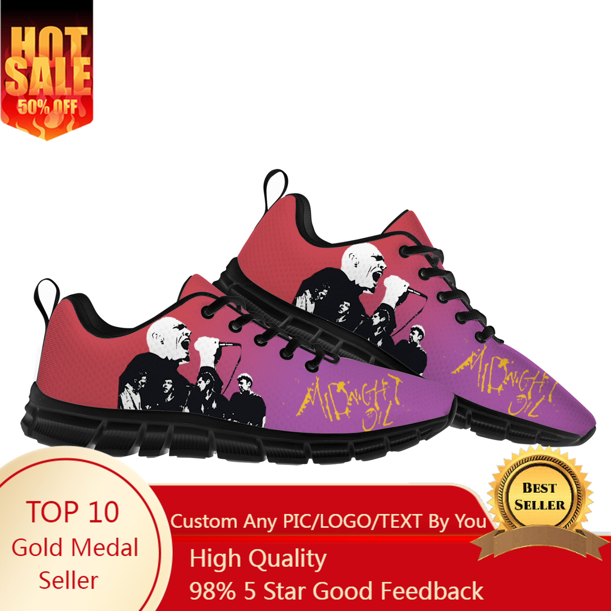 Men'S Shoes Diesel - Midnight Oil Rock Band Diesel and