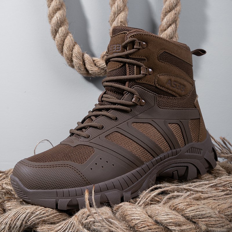 Men Shoes Office - Men Tactical Boots Lace Up Desert
