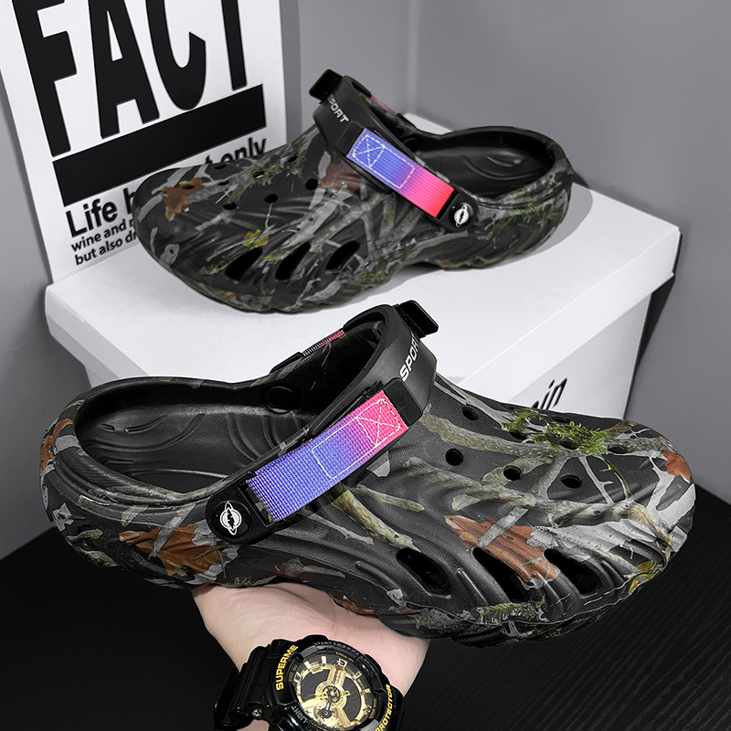 Men'S Shoes Popular - Men's Popular Summer Hollow-Out Thick-Soled Large-Size