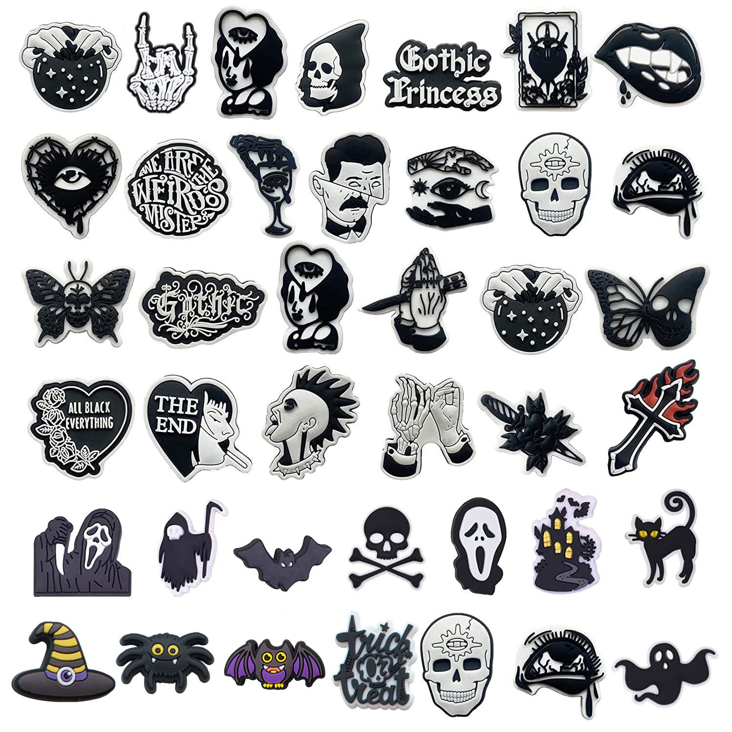Men'S Shoes Crocs - Horror Halloween Shoe Charms for Crocs
