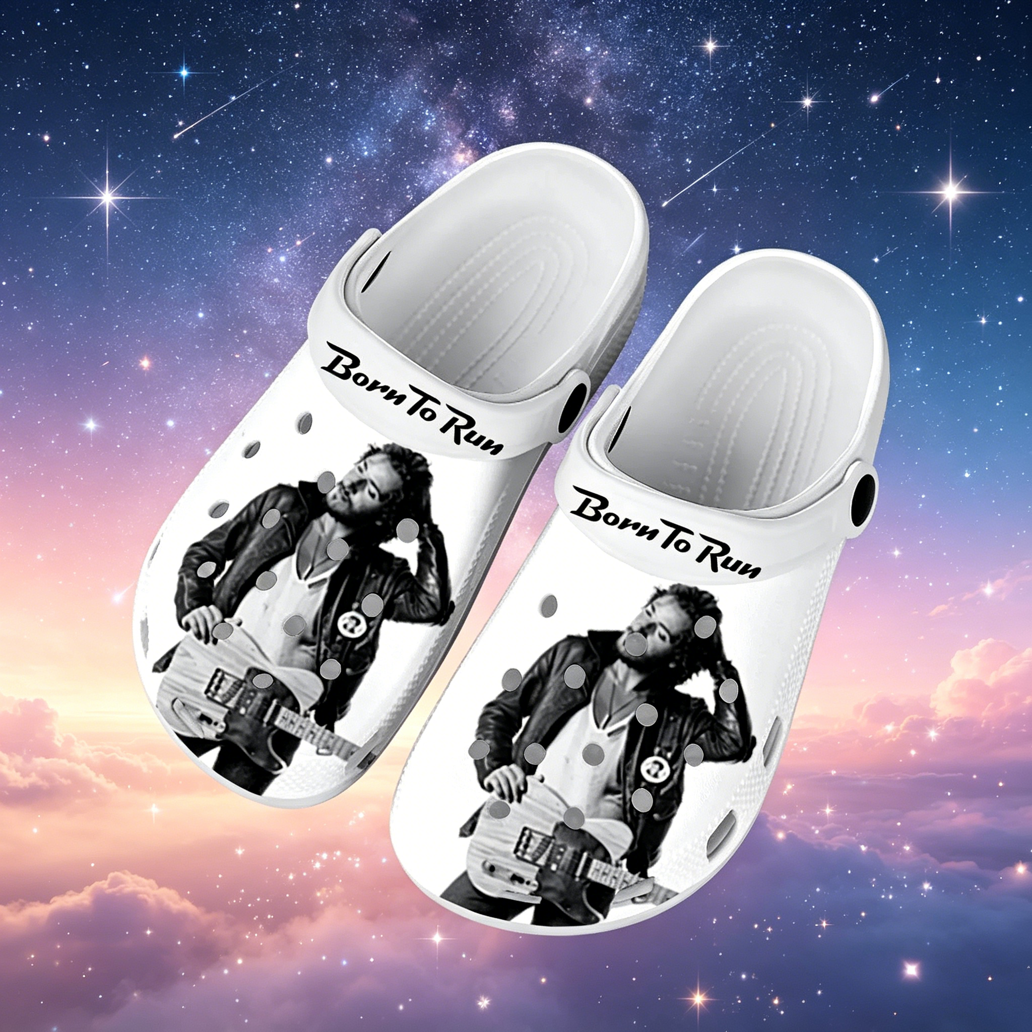 Men'S Shoes For Running - Born To Run Custom Clogs, Retro