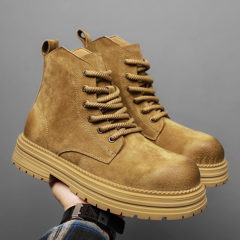 Men'S Shoes Popular - High Quality Men Ankle Boots Fashion