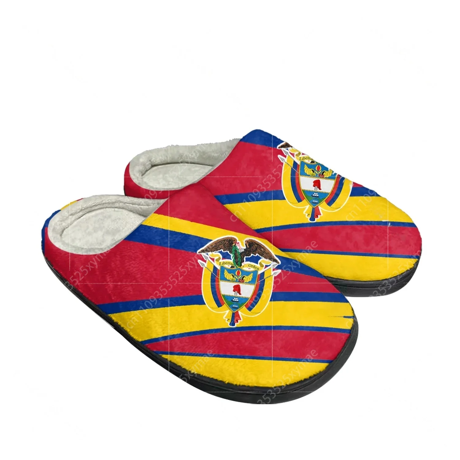 Men'S Shoes Cole Haan - Colombia Flag Bogota Home Cotton Slippers