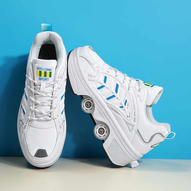 4 Wheels Retractable Roller Sk – Men'S Shoes For Running recenzja i cena