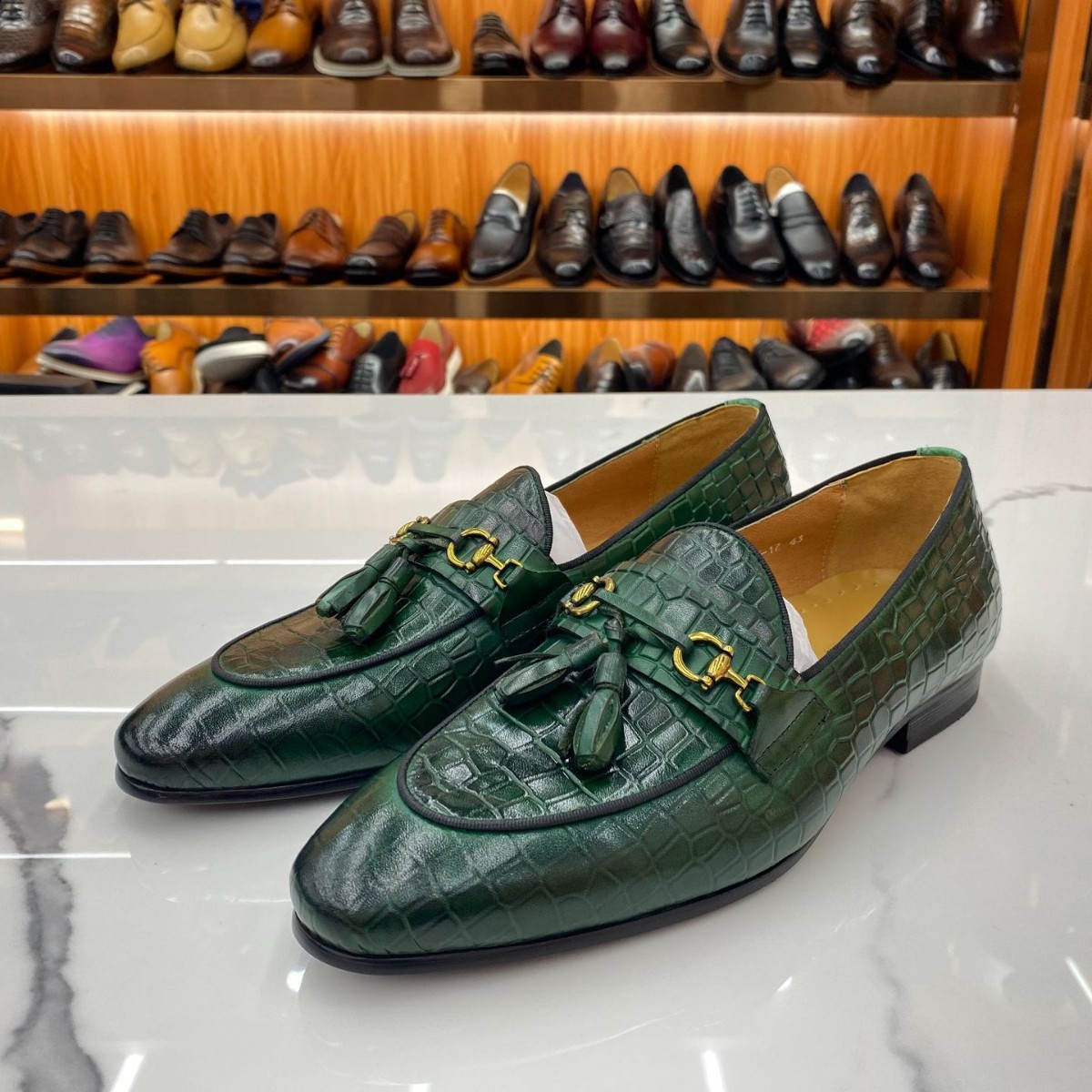 Men's Faux Leather Horsebit Lo – Men'S Shoes Crocs recenzja i cena