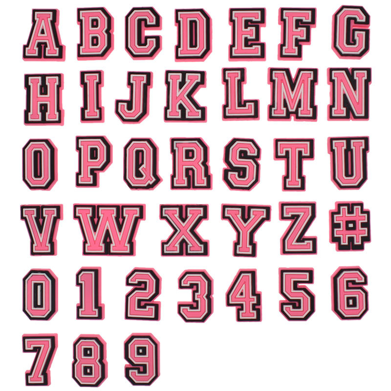 Pink Letter Shoe Charms for Cr – Men'S Shoes Crocs recenzja i cena