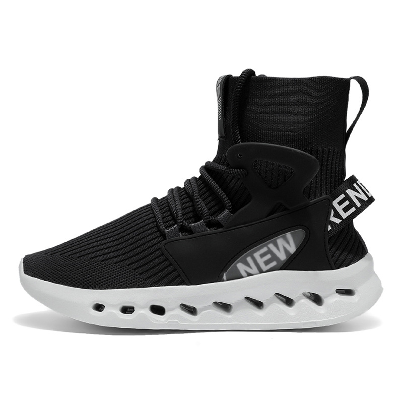 Trendy Men High Top Sock Shoes – Men'S Shoes For Running recenzja i cena