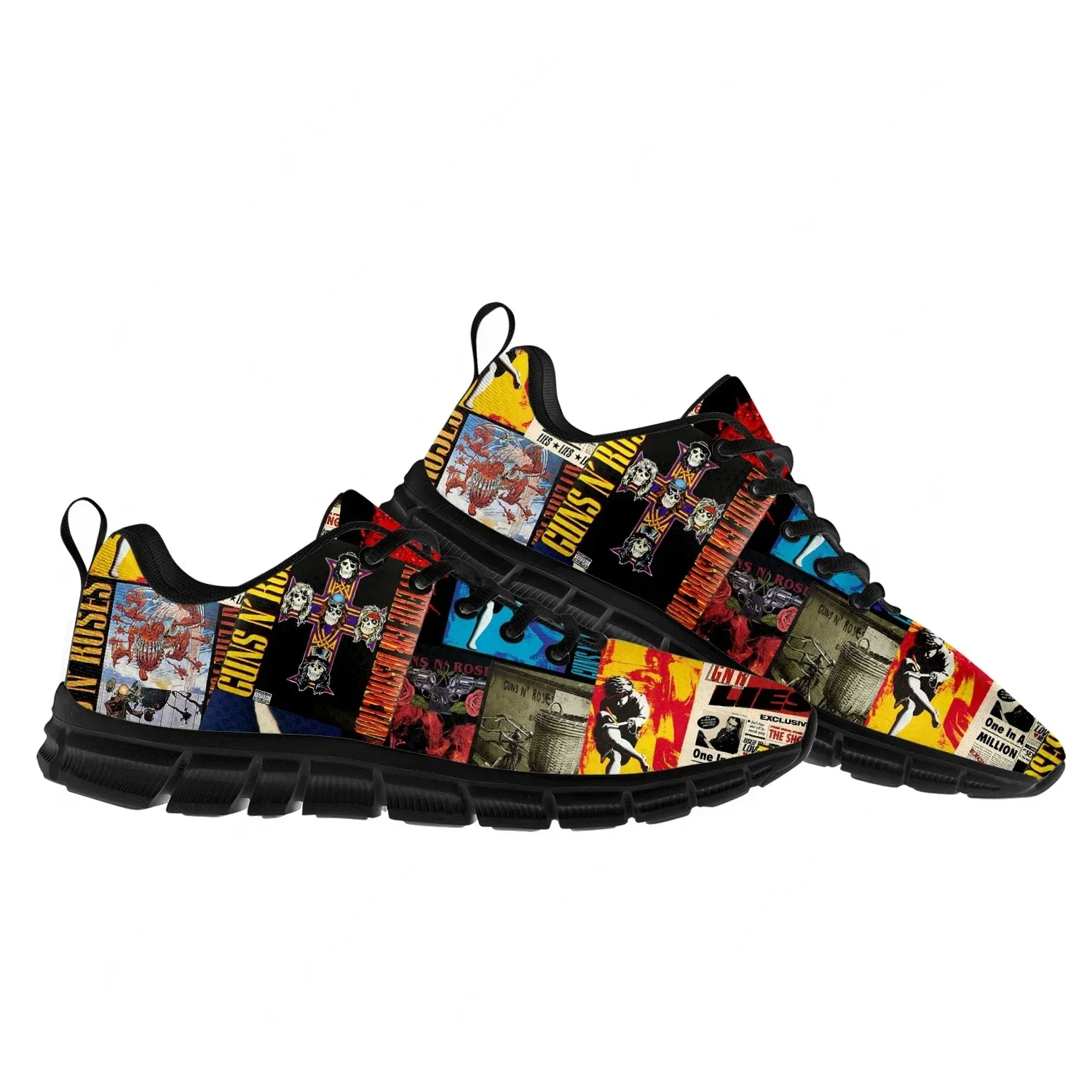 Guns N Roses Heavy Metal Rock  – Men'S Shoes Qn recenzja i cena