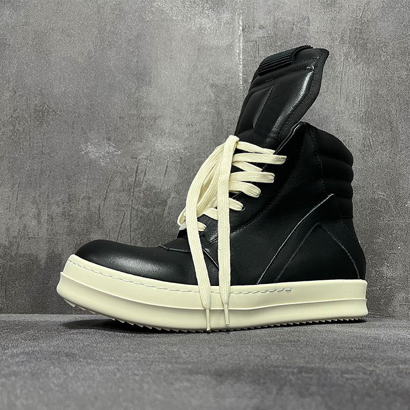 Men‘s High Top Shoes Women Lea – Men'S Shoes Qn recenzja i cena