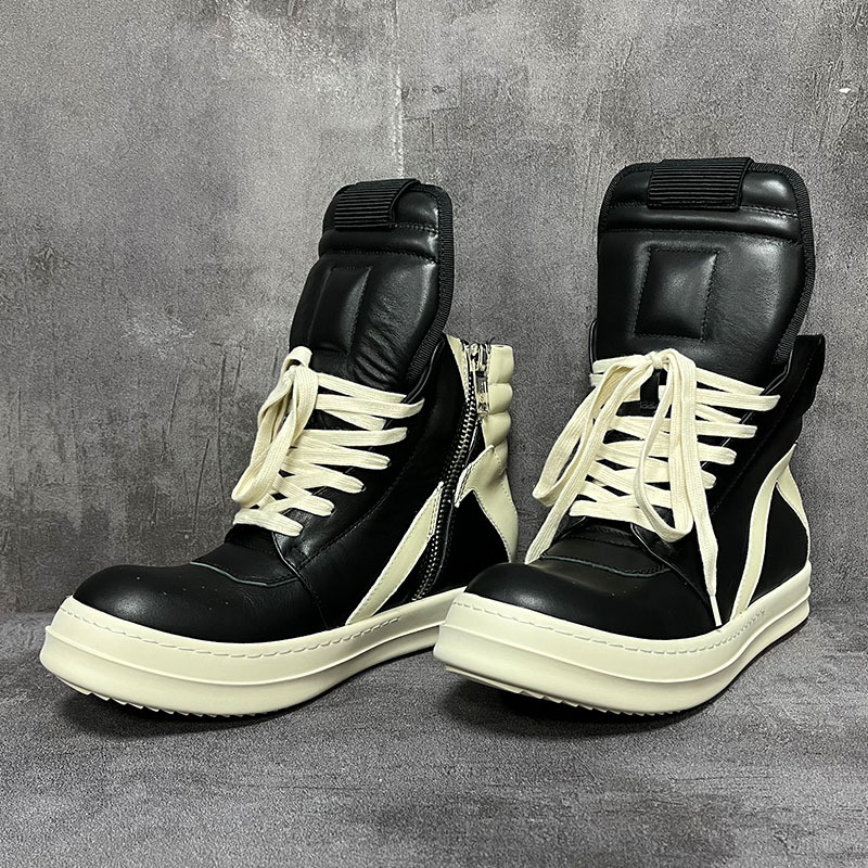 Men‘s High Top Shoes Women Lea – Men'S Shoes Qn recenzja i cena