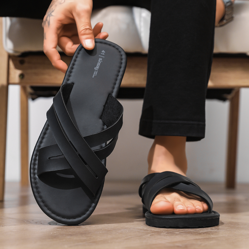 Men's Flat Bottom Sandals Casu – Men'S Shoes Qn recenzja i cena