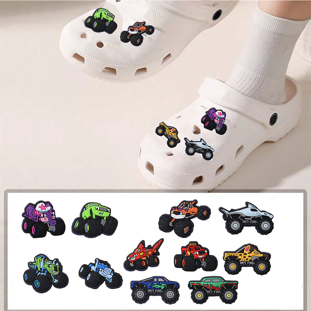 11Pcs Cars Cartoon Shoe Charms – Men'S Shoes Crocs recenzja i cena