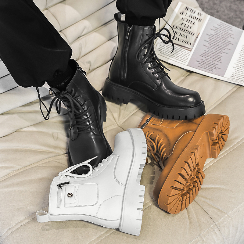 2025 Trend Men Boots Sneakers  – Men'S Shoes Popular recenzja i cena