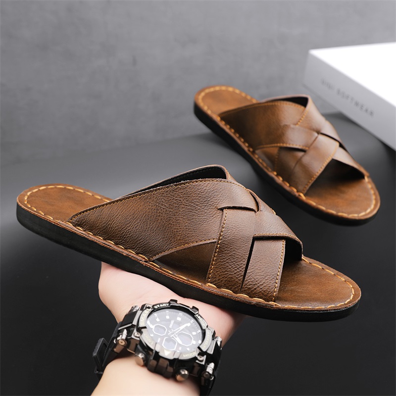 Genuine Leather Men Casual San – Men'S Shoes Qn recenzja i cena