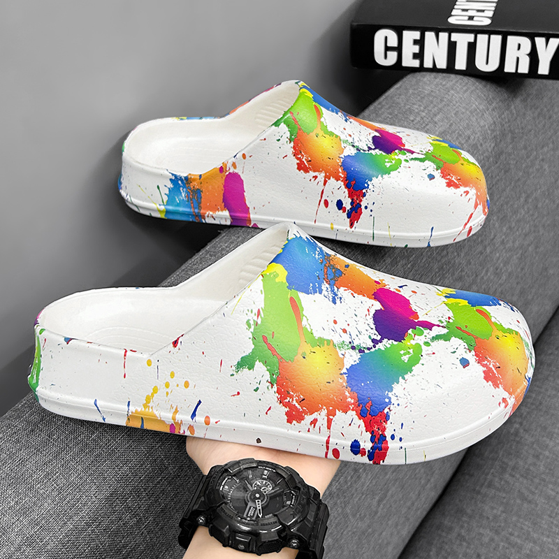 Men Women Graffiti Clogs EVA S – Men Shoes Office recenzja i cena