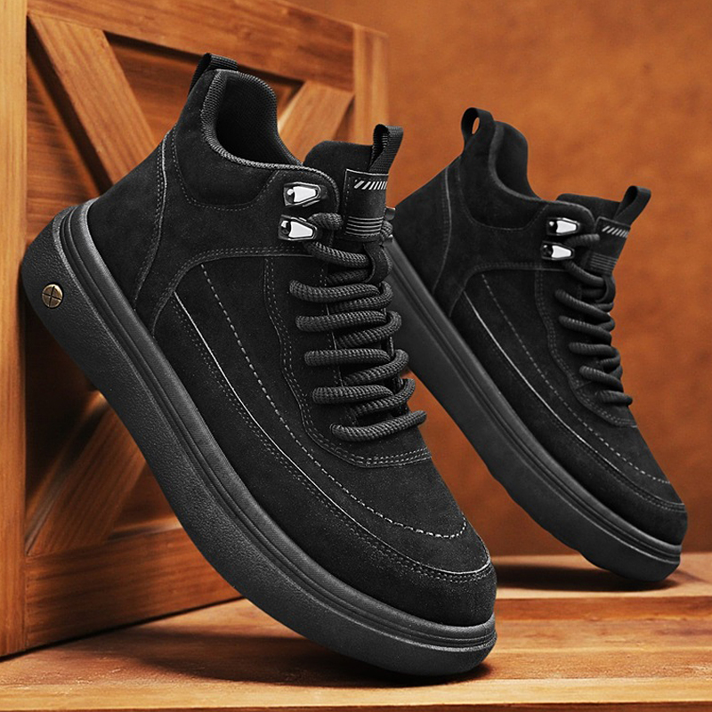 Mens Oxford Boots Casual High  – Men'S Shoes Comfortable Walking recenzja i cena