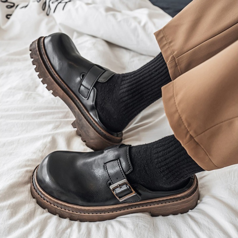 Men's Bag Head Platform Slippe – Men'S Shoes Qn recenzja i cena