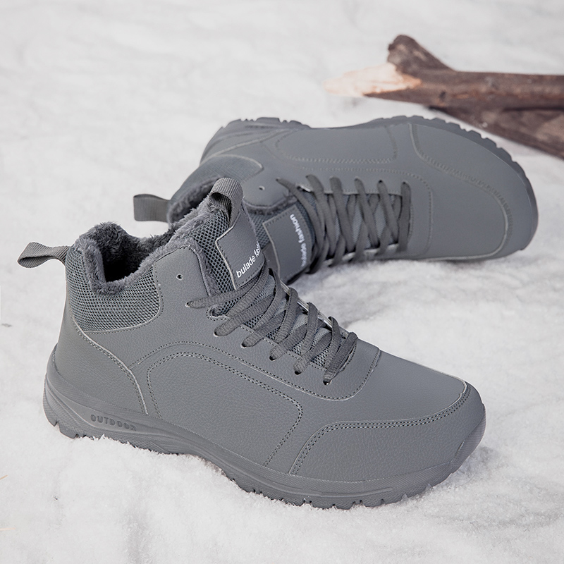 Winter Men's Boots Warm Plush  – Men'S Shoes Qn recenzja i cena