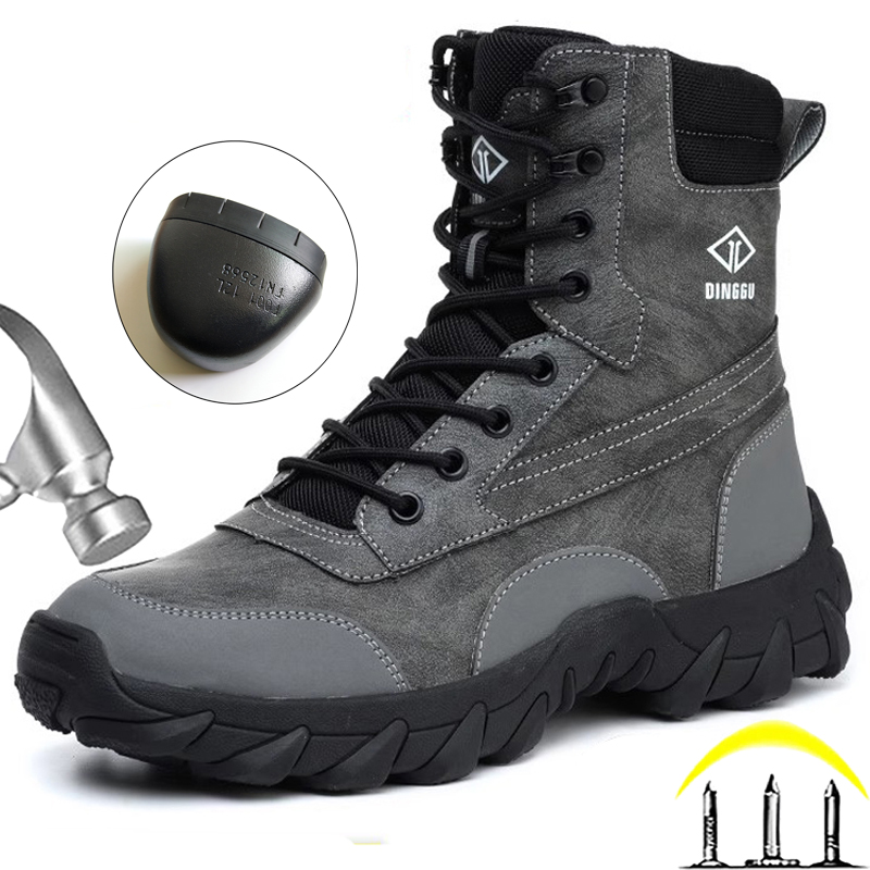 High-top Men Boots Waterproof  – Work Boot Steel Toe recenzja i cena