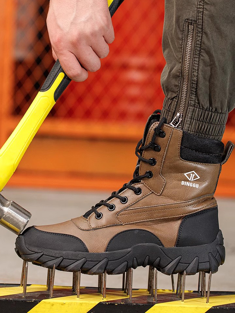 High-top Men Boots Waterproof  – Work Boot Steel Toe recenzja i cena