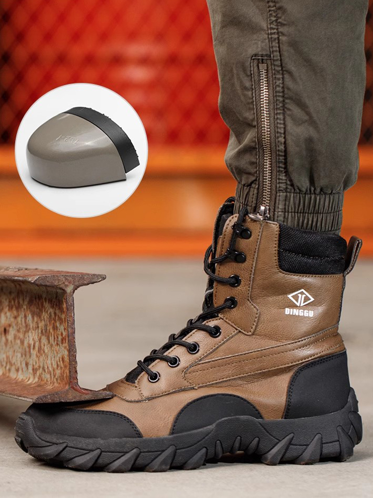 High-top Men Boots Waterproof  – Work Boot Steel Toe recenzja i cena