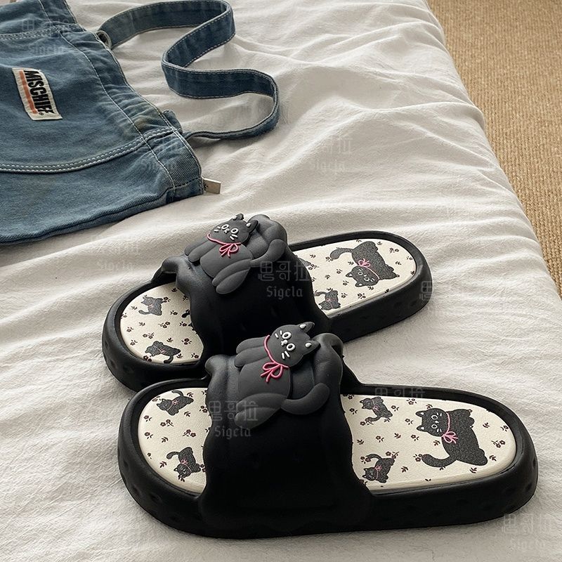 Printting Cute Bear Women Slip – Flip Flop Beach Men recenzja i cena