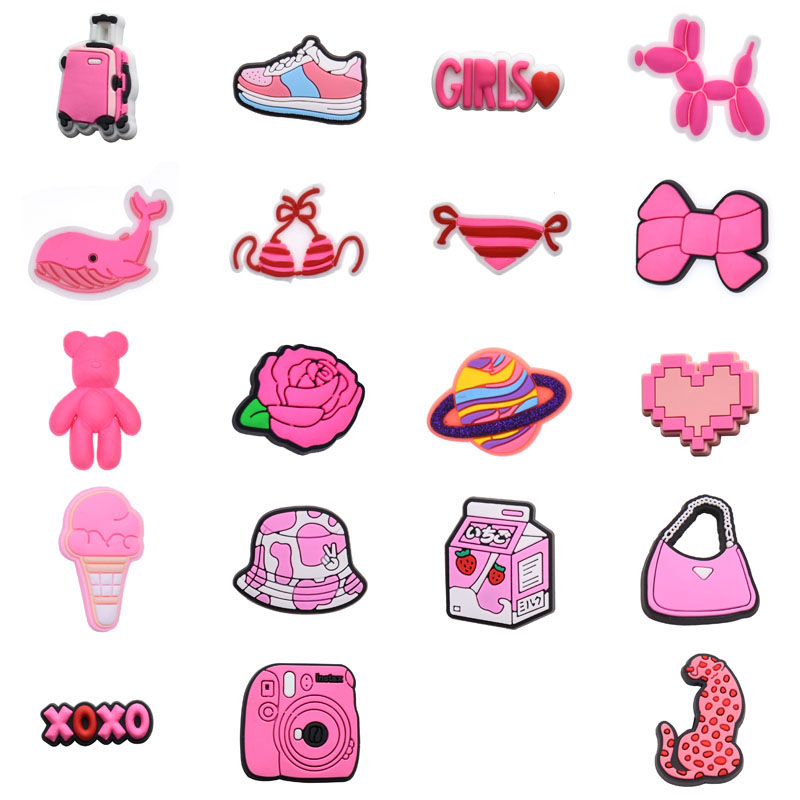 Pink Suitcase Shoe Charms for  – Men'S Shoes Crocs recenzja i cena