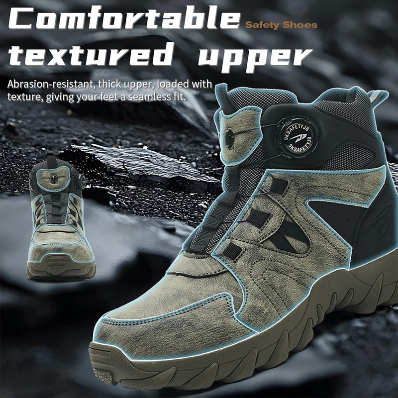New Men's Safety Boots Work Bo – Work Boot Steel Toe recenzja i cena