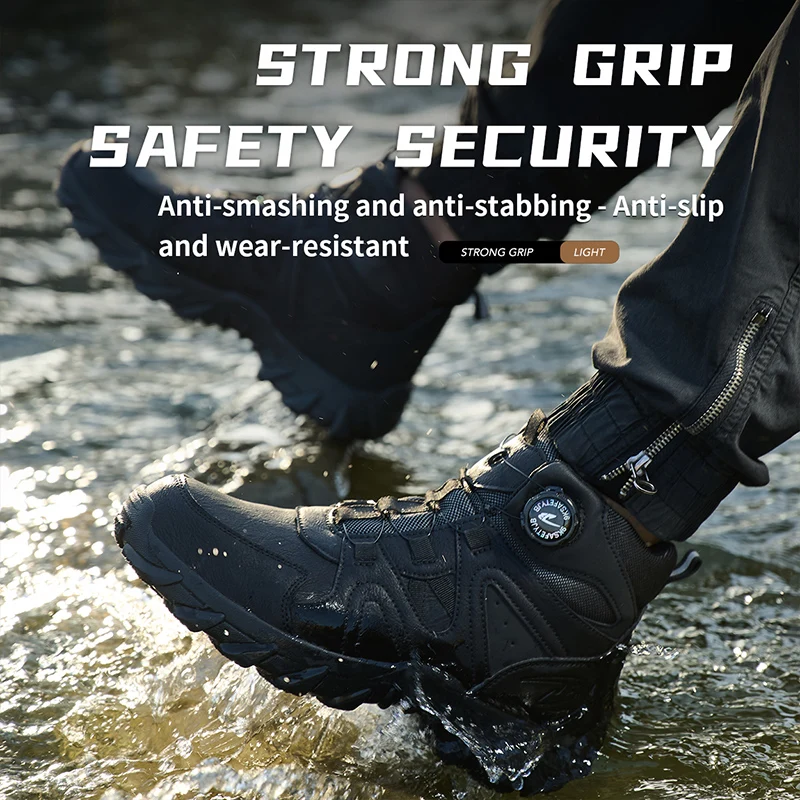 New Men's Safety Boots Work Bo – Work Boot Steel Toe recenzja i cena