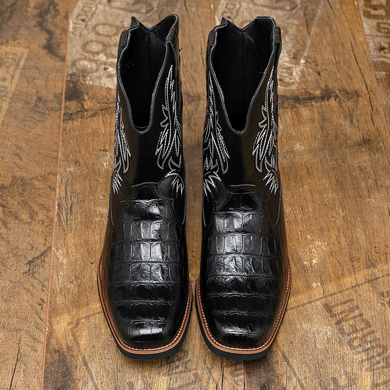 Men's Croc-Embossed Western Co – Men'S Shoes Crocs recenzja i cena