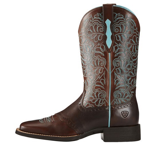 Men's Brown Leather Cowboy Boo – Men'S Shoes Qn recenzja i cena