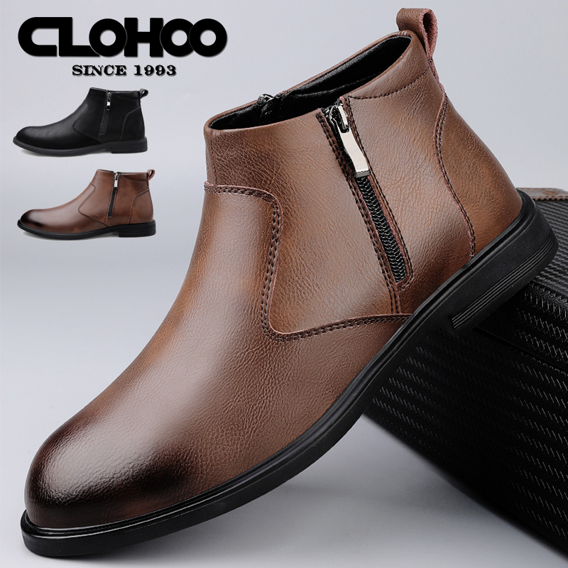 CLOHOO Handmade Men's Boots Bu – Men'S Shoes Qn recenzja i cena