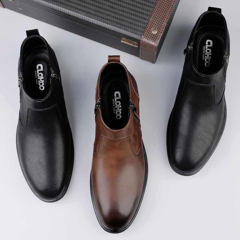 CLOHOO Handmade Men's Boots Bu – Men'S Shoes Qn recenzja i cena