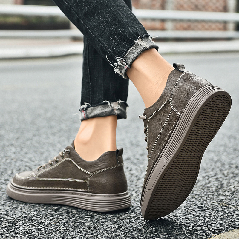 5cm Height Increase Leather Sh – Men'S Shoes Comfortable Walking recenzja i cena