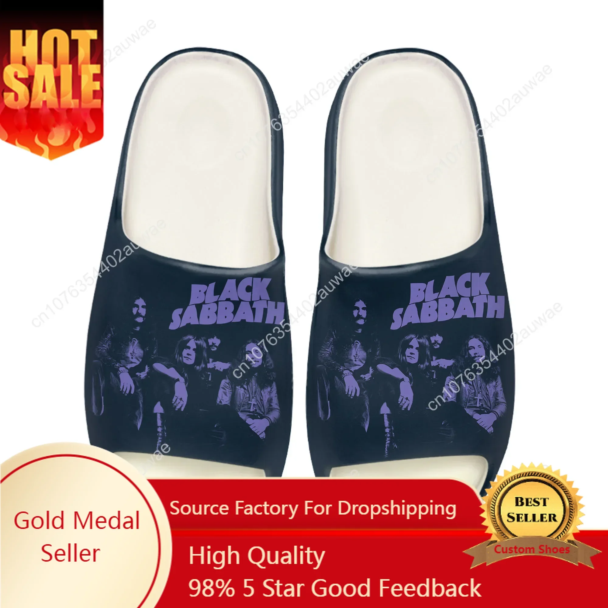 Black Heavy Metal Band Sabbath – Men Shoes Office recenzja i cena
