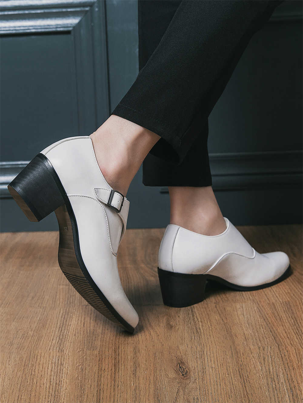Normal Leather Ballroom Dancin – Men'S Shoes Popular recenzja i cena