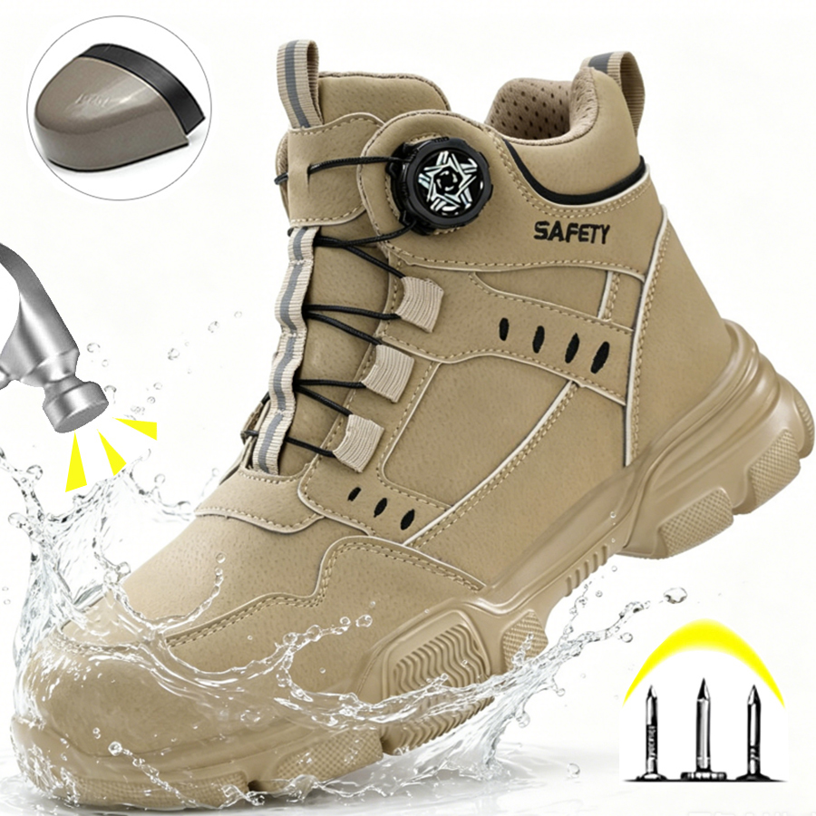 Water Repellent Leather Safety – Work Boot Steel Toe recenzja i cena
